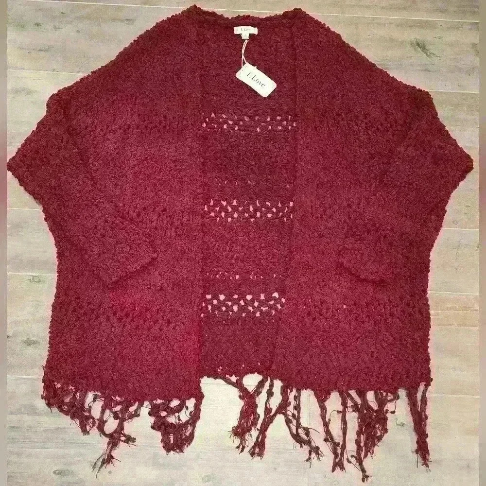 NWT L Love Super Soft Cardigan